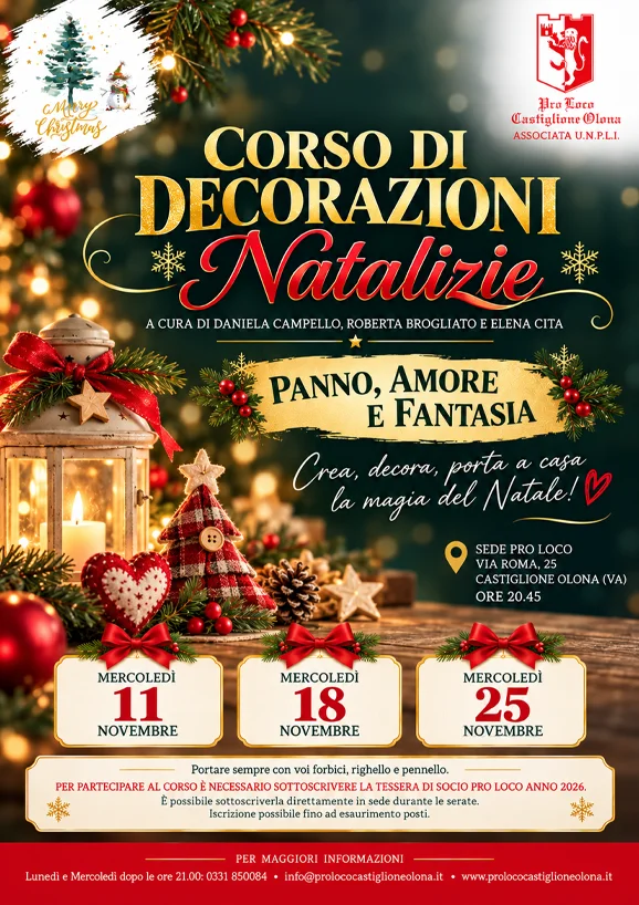 corso decorazioni natalizie